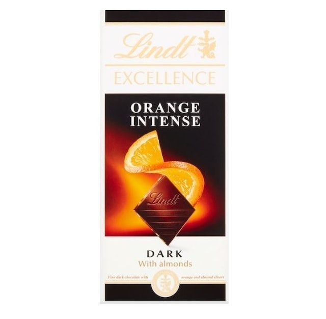 Lindt EXCELLENCE Dark Orange Bar 100g