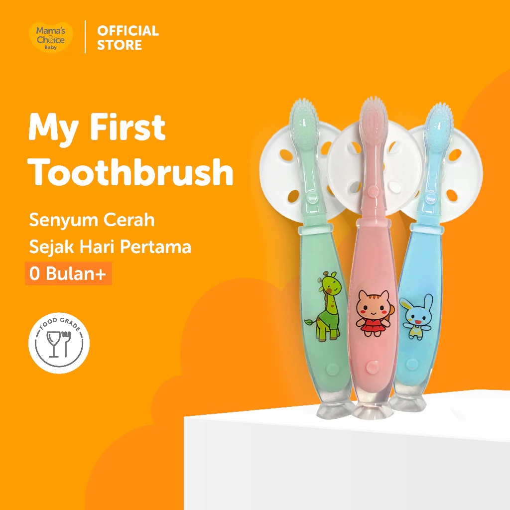 Mamas Choice Merchandising Mama's Choice My First Silicone Toothbrush