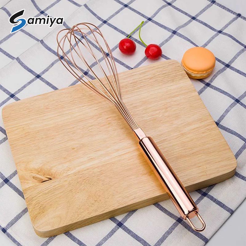 Pengocok Telur Warna Emas/Gold Whisker