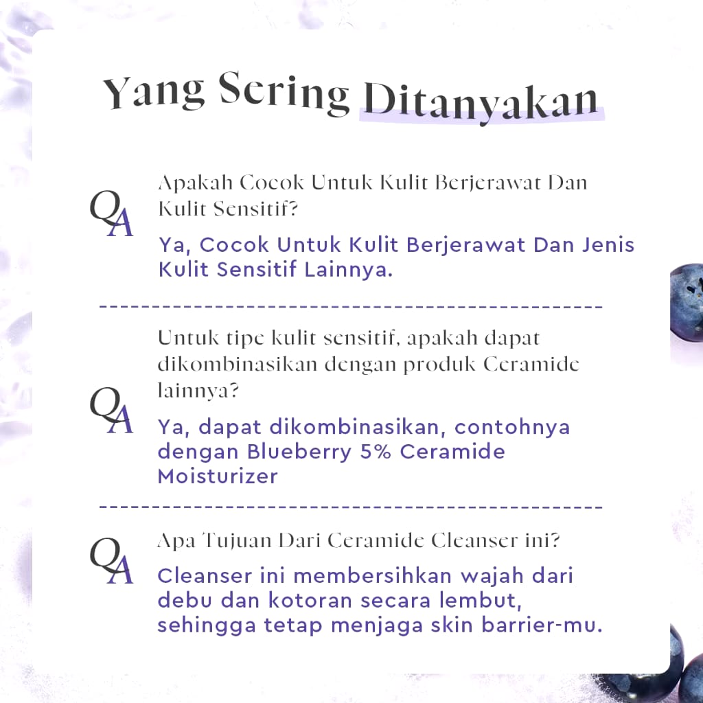  Glad2Glow Blueberry Ceramide Low pH Gel Cleanser 