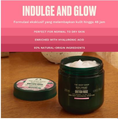 The Body Shop International Limited The Body Shop® British Rose Body Yogurt