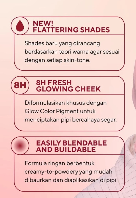 Paragon Technology and Innovation Wardah Colorfit Cream Blush Merry Mauve