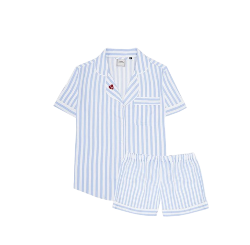 Lazy Pajamas® Classic Play Pajamas Set Blue Stripes 