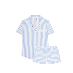Lazy Pajamas® Classic Play Pajamas Set Blue Stripes