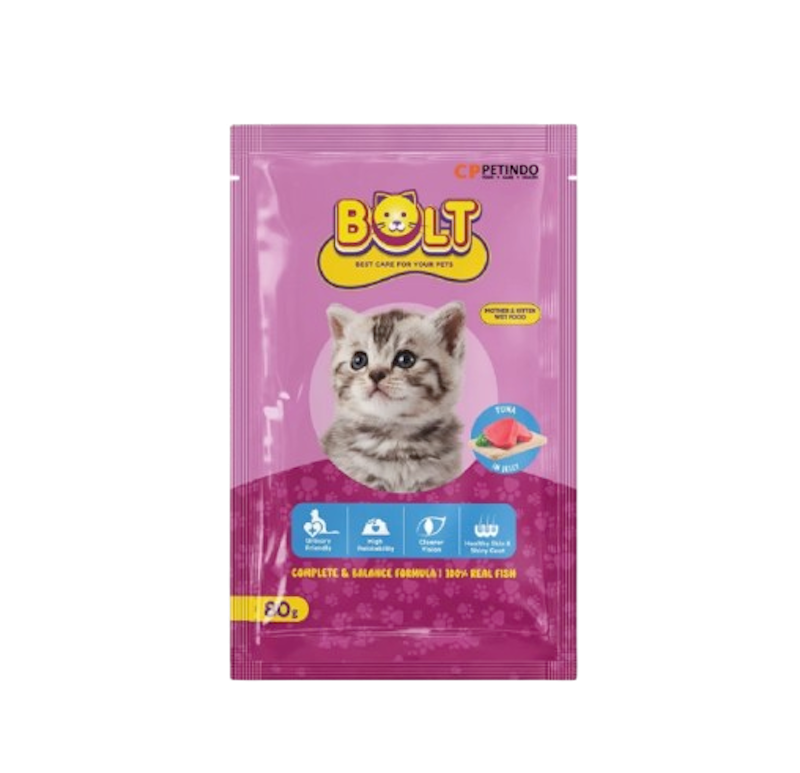 Bolt Pouch Mother & Kitten Tuna Jelly 1