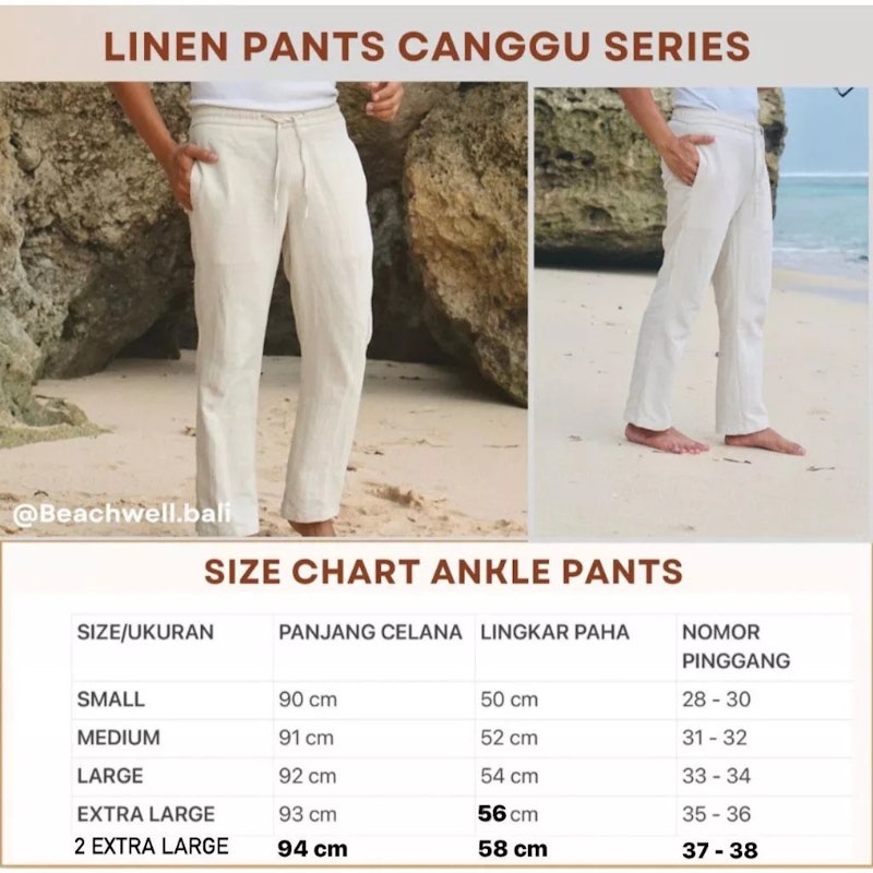 BEACHWELL Canggu Ankle Pants Putih 3
