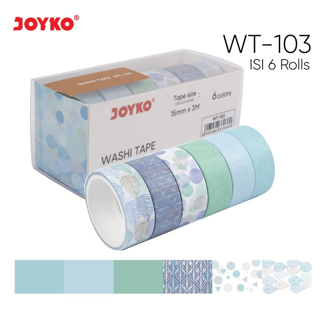 JOYKO Washi Tape WT 101-105