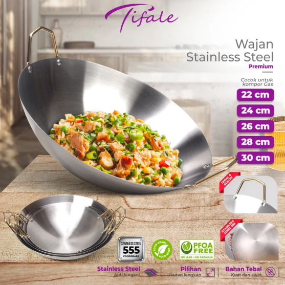 Hongzhuo Tifale Wajan Stainless Tebal