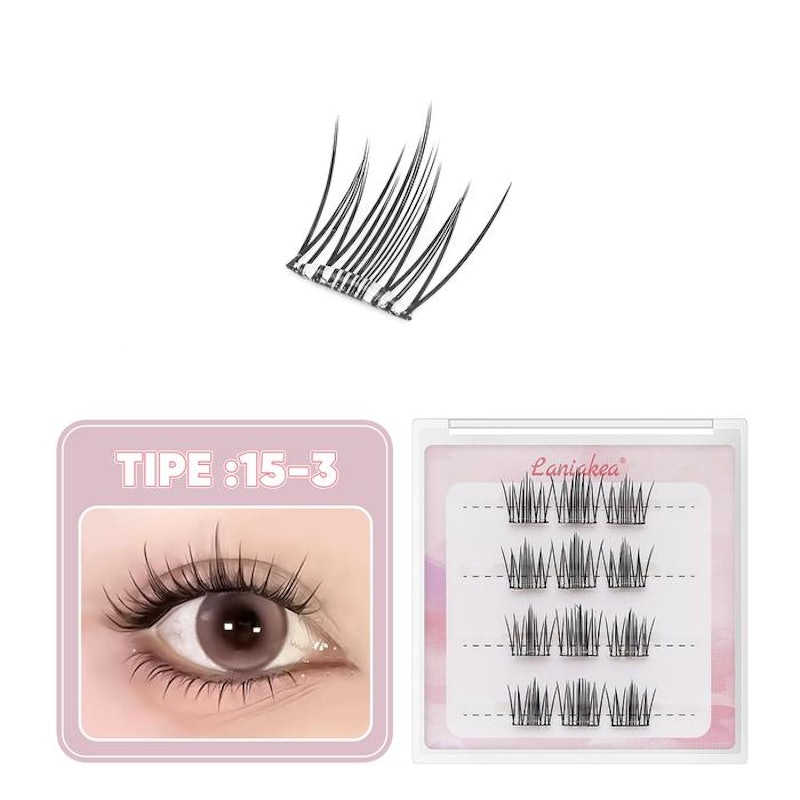 LANIAKEA False Cluster Eyelashes Mini 2