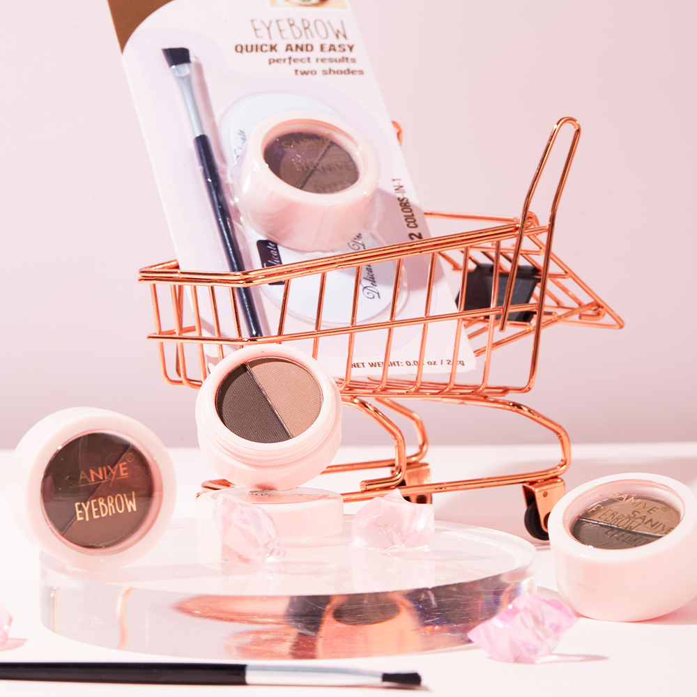 SANIYE 2 Warna Eyebrow Powder  E028