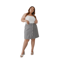 Houndstooth Skirt