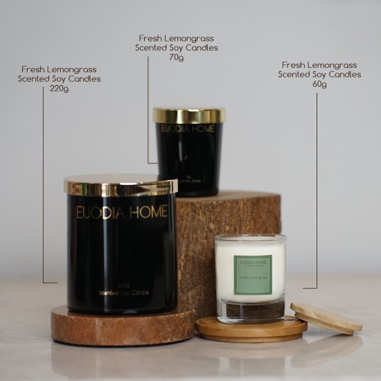 Home Fresh Lemongrass Soy Scented Candles