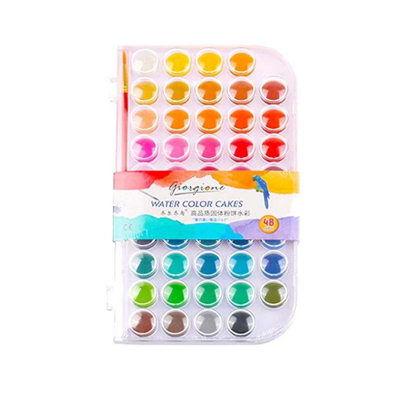Giorgione Solid Watercolor Cakes Paint 48 Warna 1