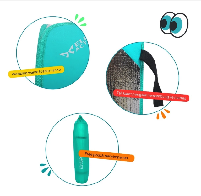  ELFS Active Matras Camping Aluminium Double Side