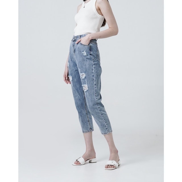 Russel Ripped Mom Jeans 276833