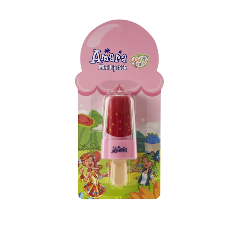 Kids Mini Lipstick Strawberry Pink 4