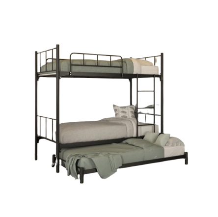 SHUMO® Ranjang Tingkat Besi 3in1