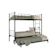 Citra Furniture SHUMO® Ranjang Tingkat Besi 3in1 1
