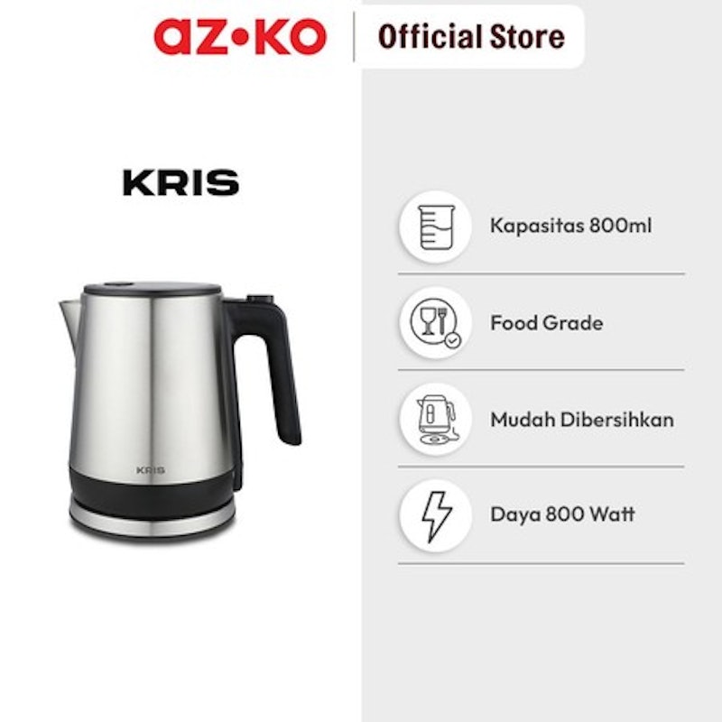 AZKO Kris Teko Listrik Stainless Steel 4