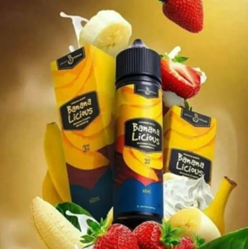 Emkay Bananalicious Banana Cream Strawberry 3