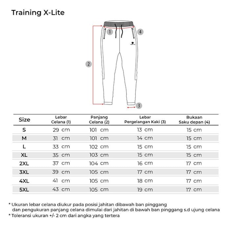 Tiento Training Long Pants X-Lite 5