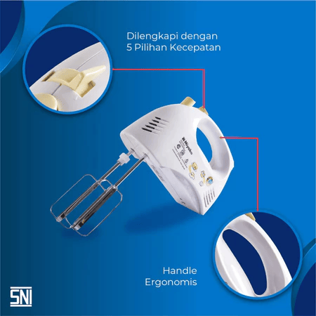 Kencana Gemilang Miyako Hand Mixer HM-620