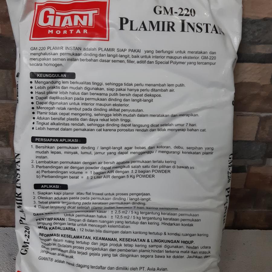 Avian Brands Giant Mortar Plamir Instan 220