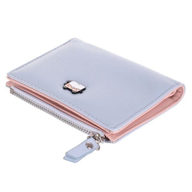 Dompet Wanita Pendek Zipper Wallet Simple Motif Kecil Lucu ｜ 6941501589264