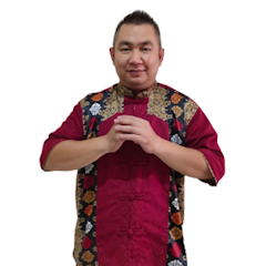 Baju Cina Jumbo Rico Batik Imlek Lengan Pendek
