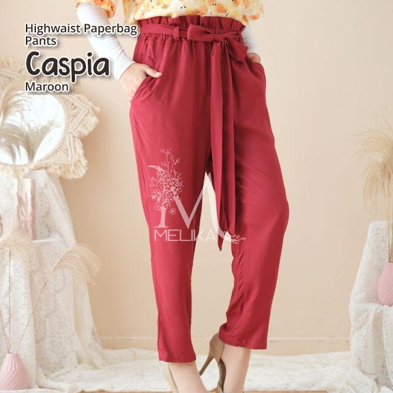 Melika Highwaist Paperbag Pants Caspia 5