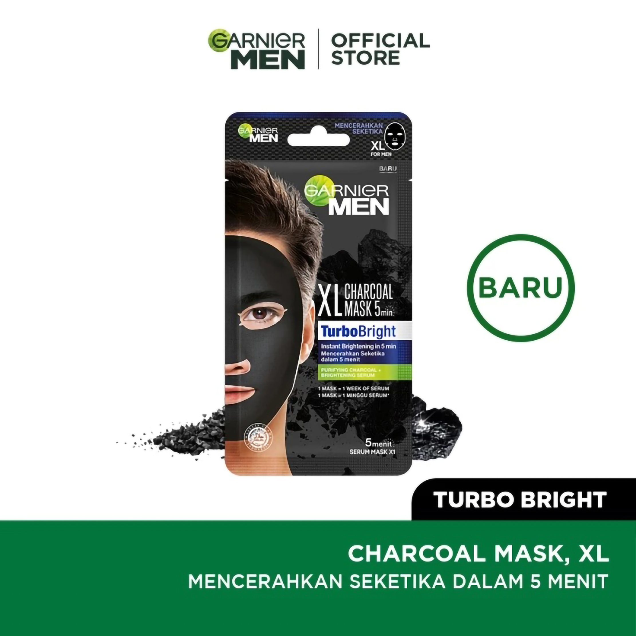 TurboBright XL Charcoal Mask 5