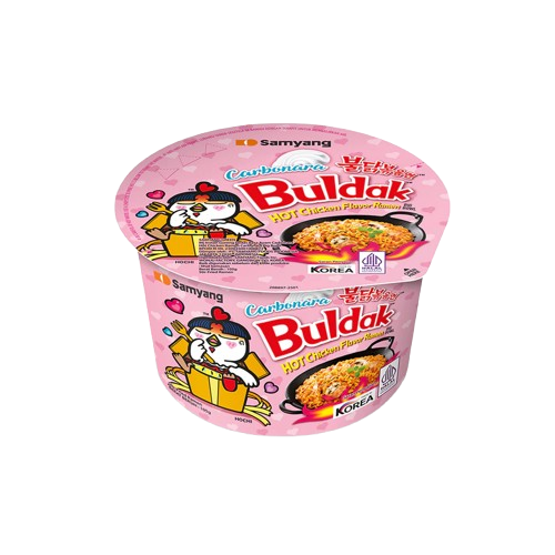 Samyang Carbonara Buldak Hot Chicken Flavor Ramen Big Bowl 1
