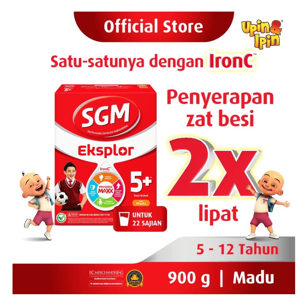 Sarihusada SGM Eksplor 5+ dengan IronC Rasa Madu