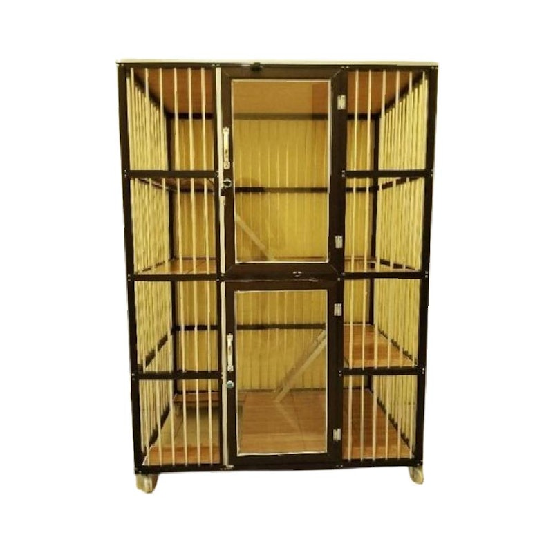 Kandang Kucing Alumunium 2 Pintu 1