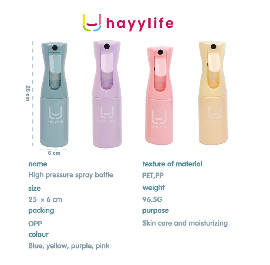 HAYYLIFE High Pressure Spray Bottle