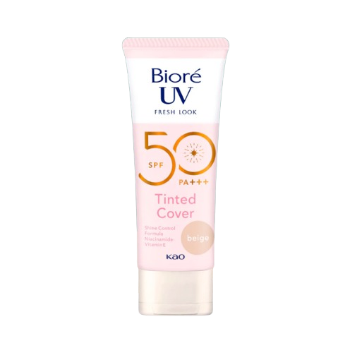 Biore ｜ UV Fresh Look Tinted Cover Beige SPF 50 PA+++
