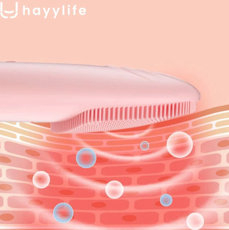 HAYYLIFE Facial Cleansing Silicone Deep Pore Cleaning Electric 3