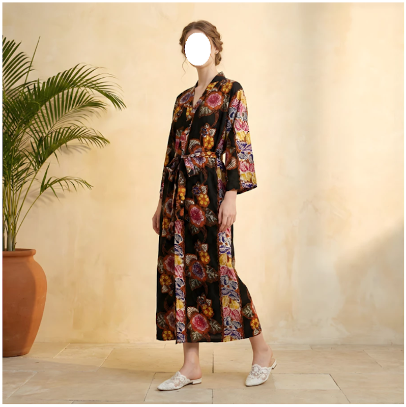 Dress Warehouse Premium Batik Long Kimono Sogan Panjang 4