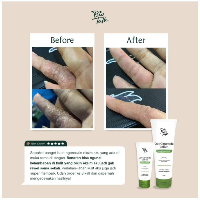 Bionatura Berkat Abadi BioTalk Oat Ceramide Lotion