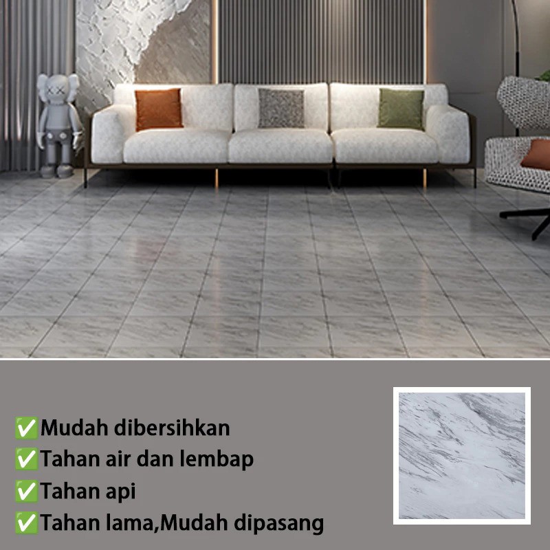  Seasons Ease Stiker Lantai Vinyl Motif Marmer NO.5