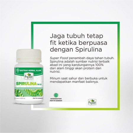 Herba Penawar Alwahida HNI Spirulina