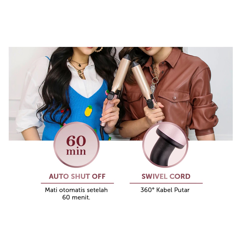 Spectrum Brands Remington Coconut Smooth Curling Iron CI5901