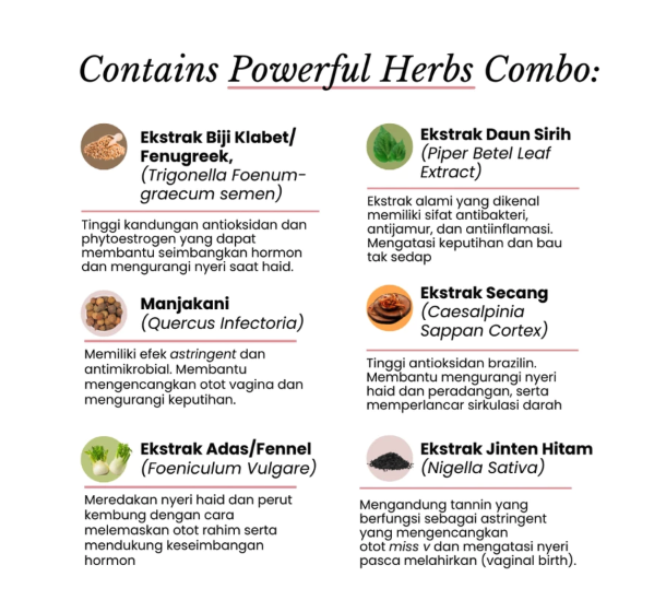 Aevumlab Herba Asia Herbilogy Femi Comfort