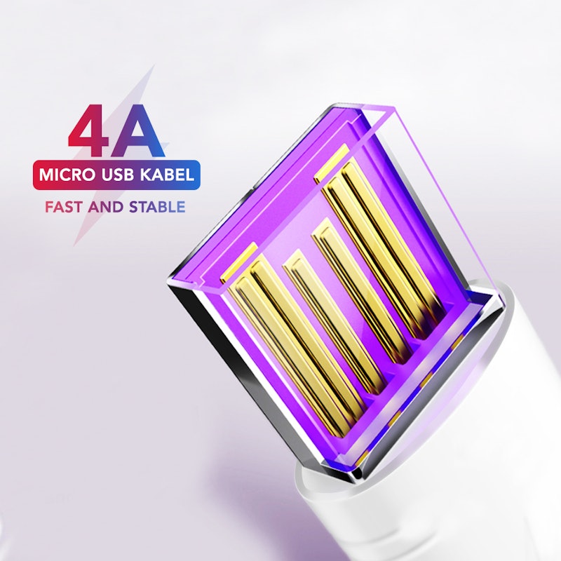 AMINO 4A Micro USB Fast Charging Cable QC 3.0 2
