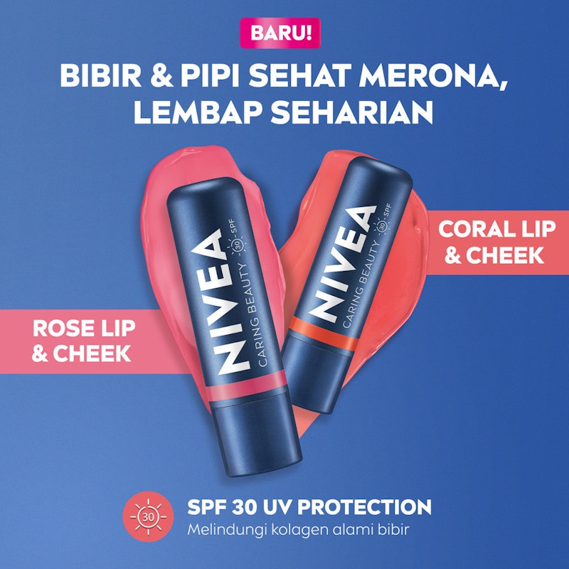 Lip Balm Caring Color Coral 3 in 1 SPF 30 4