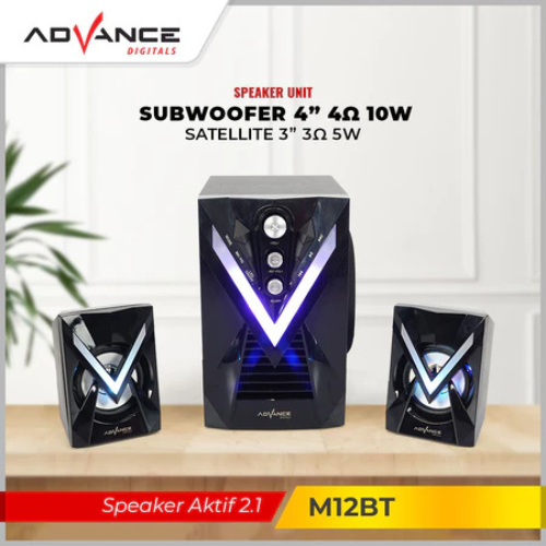 Advance Digitals Advance Speaker 2.1 Active Speaker M12BT