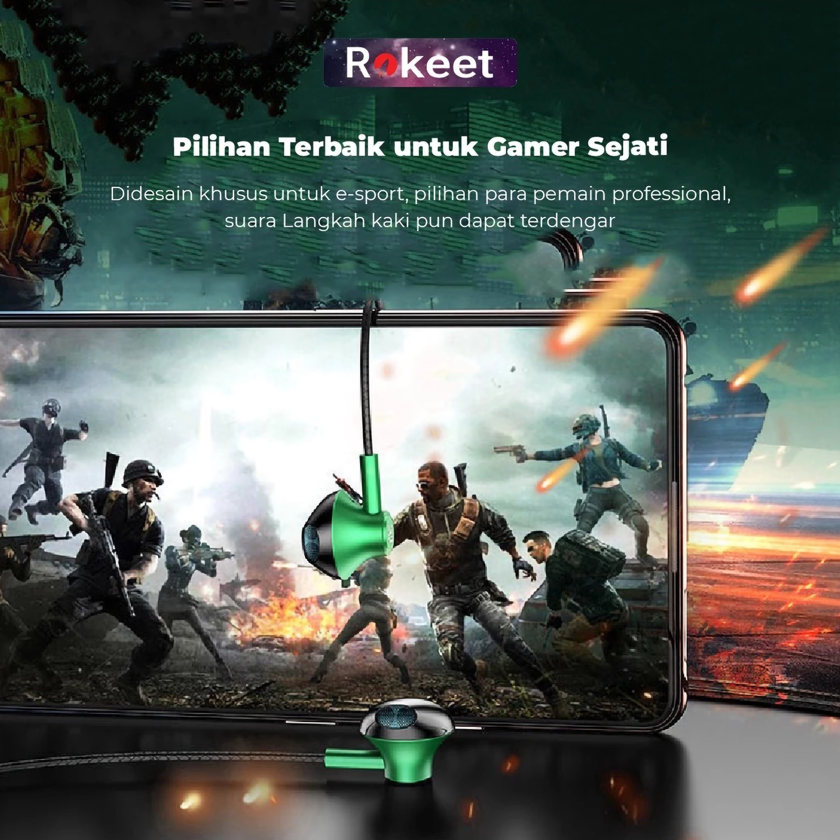  Rokeet Earphone Gaming