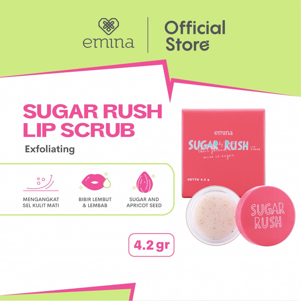 Paragon Technology and Innovation Emina Sugar Rush Lip Scrub