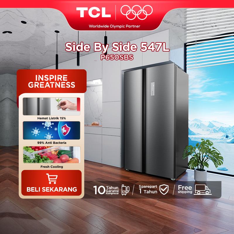 TCL Technology TCL Side By Side Refrigerator P650SBS