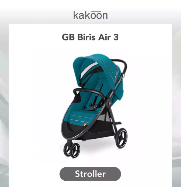 Sejahtera Trada Antara Kakoon GB Birris Air 3 Stroller